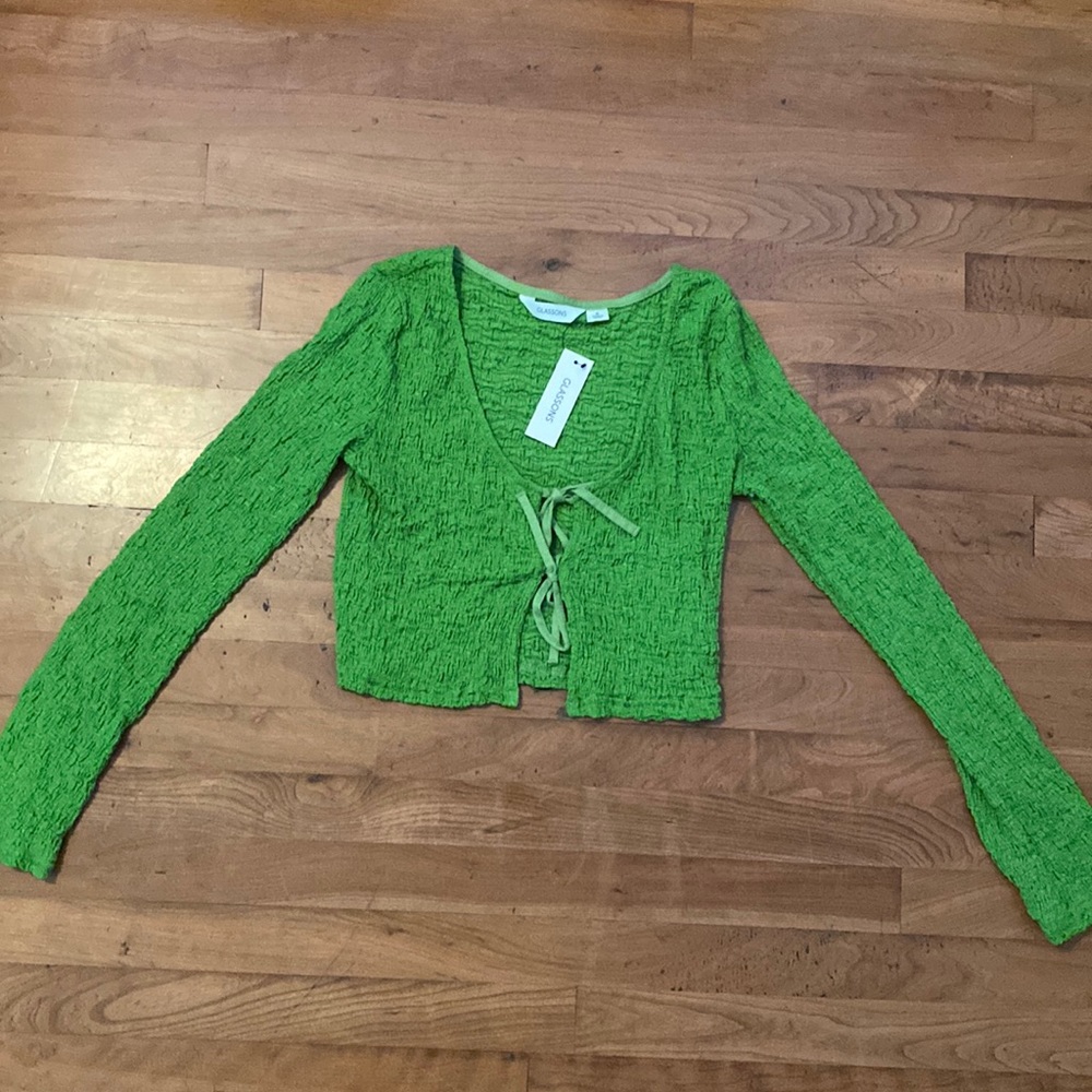 NWT Glassons green long sleeve